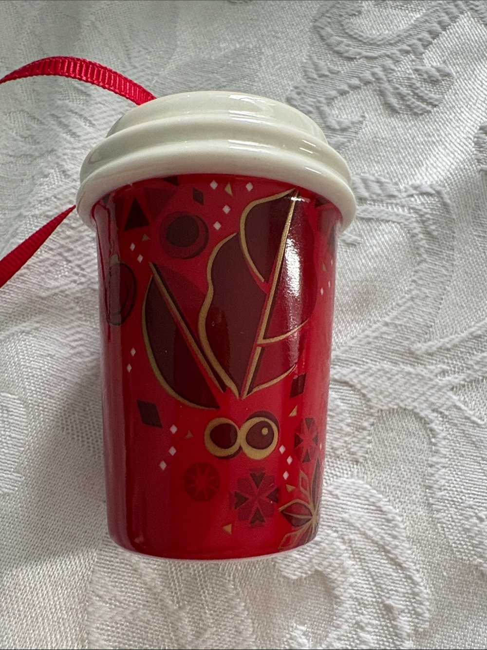 Starbucks 2013 floral design ornament